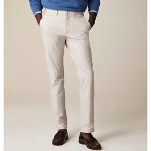J.Crew Performance 1040 Athletic Tapered-Fit Tech Chino Pants 36x34 Ashen Taupe